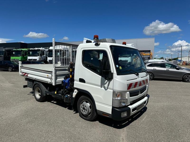 Image FUSO Canter Benne 3C13 Empattement 28 Grue