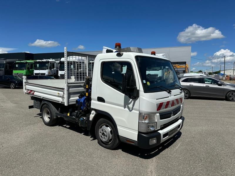 Image FUSO Canter Benne 3C13 Empattement 28 Grue