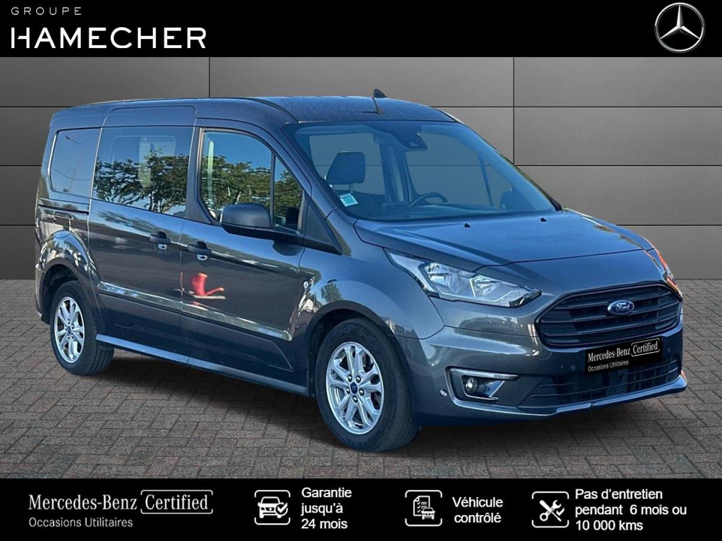 Image FORD Transit Connect L2 1.5 EcoBlue 100ch Cabine Approfondie Trend BVA