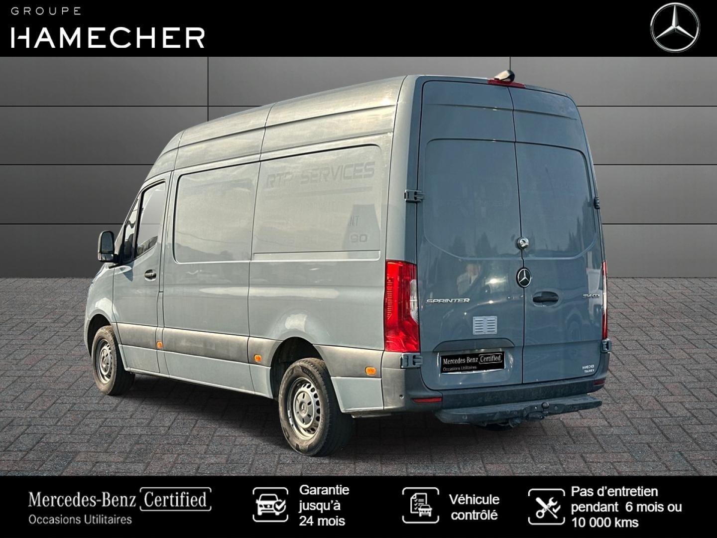 Image MERCEDES-BENZ Sprinter Fg 314 CDI 37 3T5 Pro Propulsion Lourd