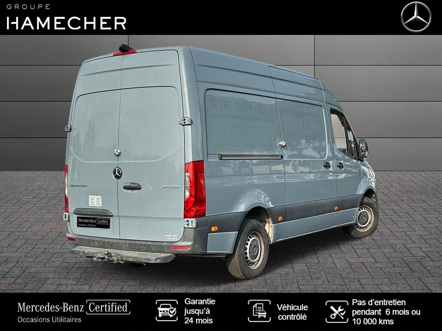 Image MERCEDES-BENZ Sprinter Fg 314 CDI 37 3T5 Pro Propulsion Lourd