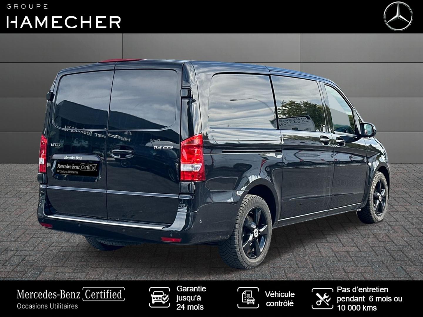 Image MERCEDES-BENZ Vito Fg 114 CDI Mixto Long Pro E6 Propulsion BVA 7G-TRONIC